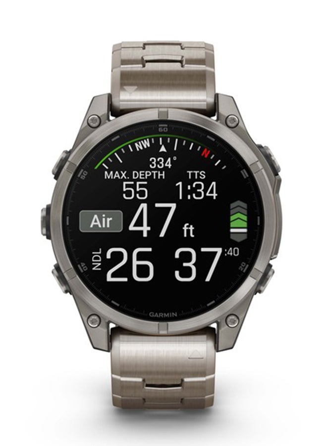 Fenix 8 - 47MM - Up To 16 Days Battery Life - 1.4