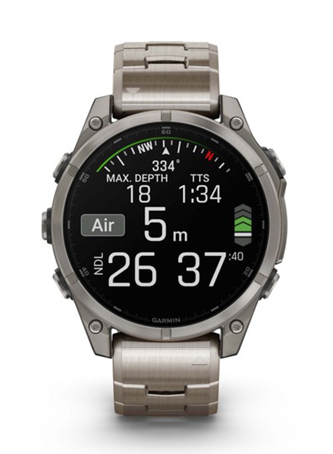 Fenix 8 - 47MM - Up To 16 Days Battery Life - 1.4