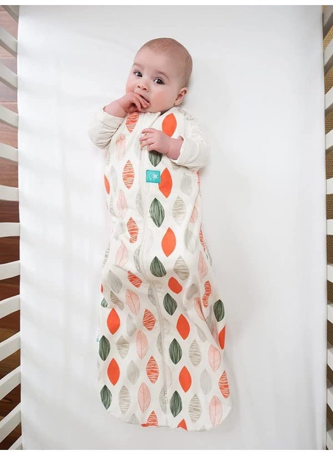 0.2 Tog Baby Sleep Sack 0 3 Months Baby Sleeping Sack For Warm And Cozy Nights Swaddle Sack Baby Keeps Calm And Relaxed Blush Leaf