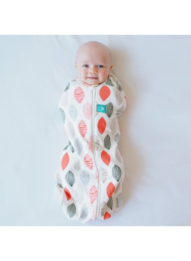 0.2 Tog Baby Sleep Sack 0 3 Months Baby Sleeping Sack For Warm And Cozy Nights Swaddle Sack Baby Keeps Calm And Relaxed Blush Leaf