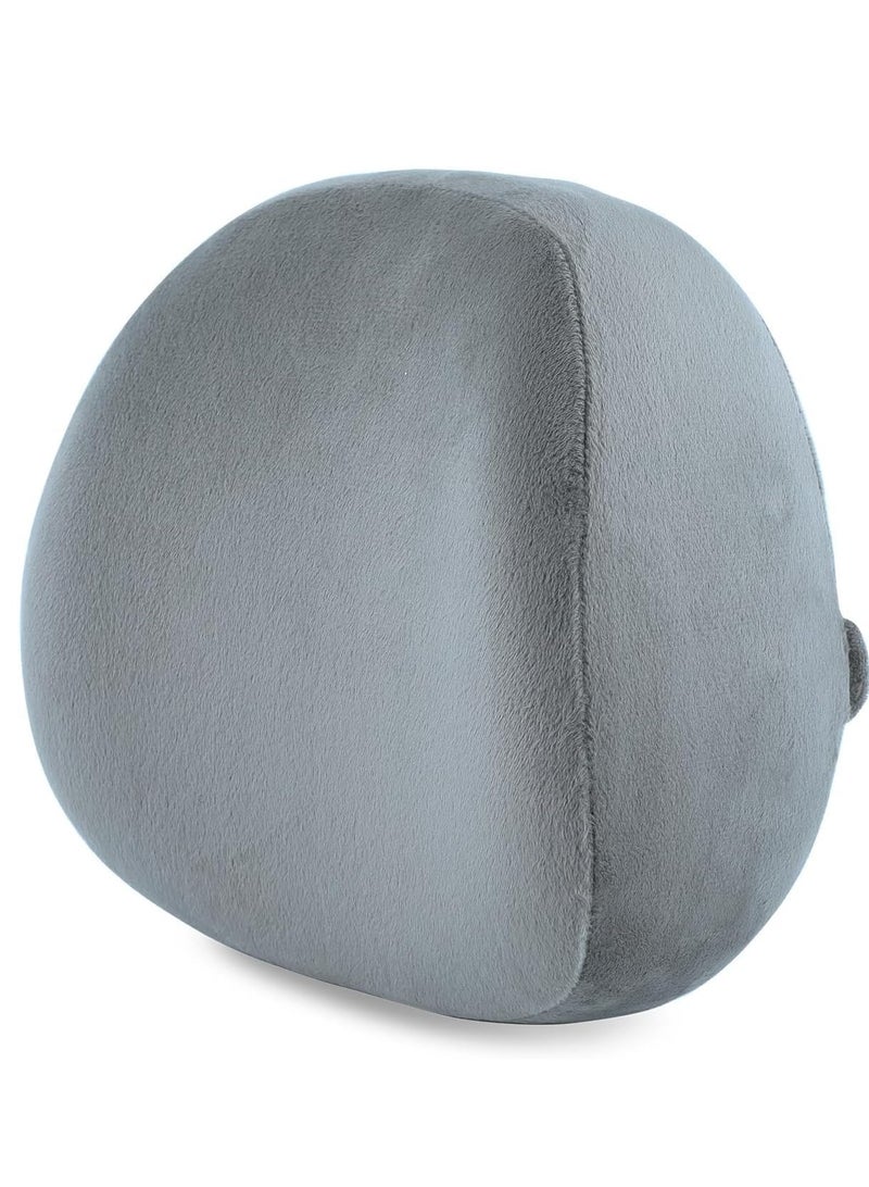 Pregnancy Side Sleeper Knee Pillow - High-Density Memory Foam Leg Support with Strap for Back, Hip, and Sciatica Pain Relief, Ergonomic Design for Spinal Alignment and Comfort.