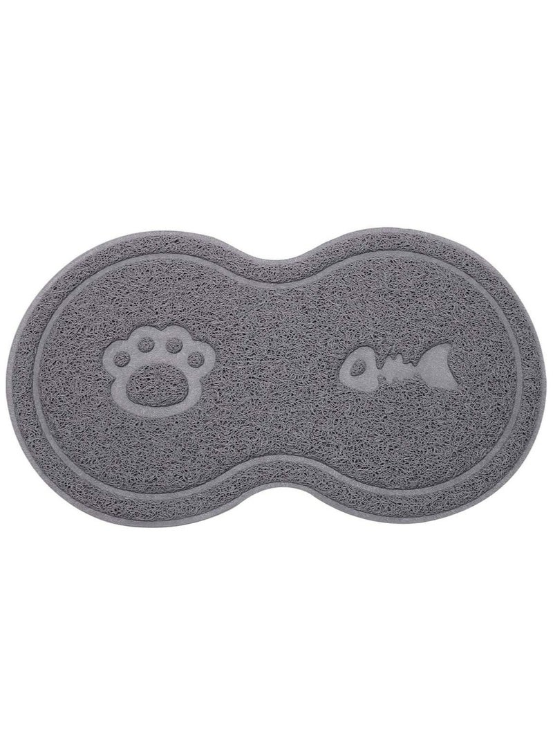 Silicone Pet Feeding Mat, Feeding Bowl Mat Waterproof Non-slip Pet Food PVC Mat for Cats and Dogs