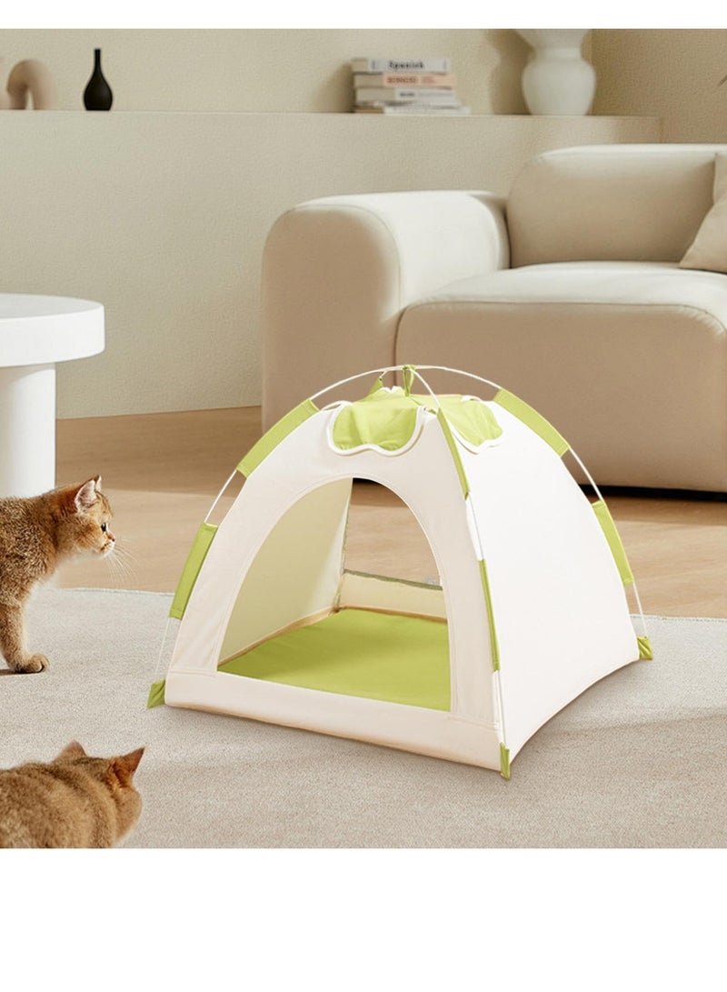 Pet Tent Beds, Foldable Indoor Dog House, Cat Bed Cave, Breathable Resting Tent Bed, Pet Sleeping Bed for Garage, Porch, Balcony, and Hallway