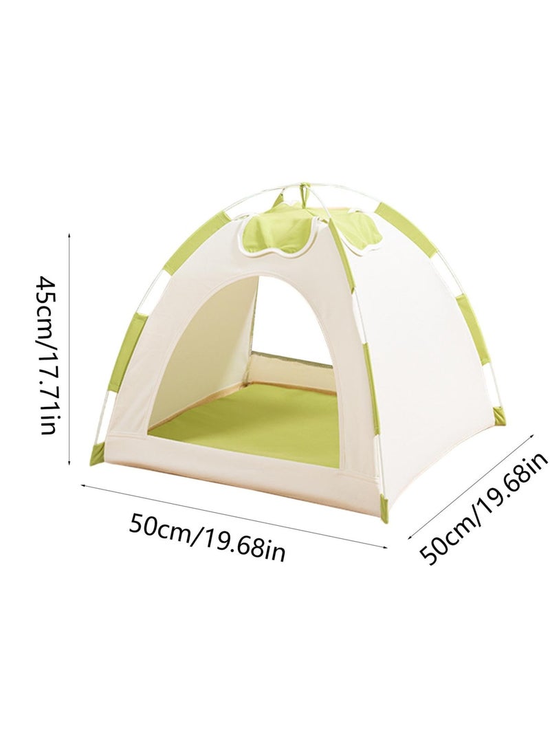 Pet Tent Beds, Foldable Indoor Dog House, Cat Bed Cave, Breathable Resting Tent Bed, Pet Sleeping Bed for Garage, Porch, Balcony, and Hallway