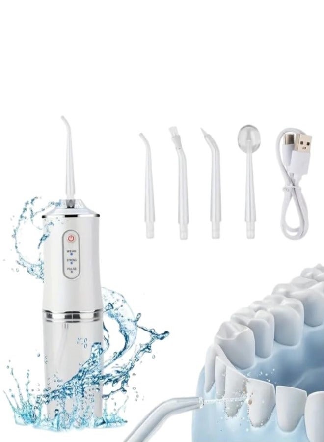 Water Flosser Electric Teeth Cleaning Dental Irrigator Cordless USB Rechargeable 3 Cleaning Modes Home Dental Care