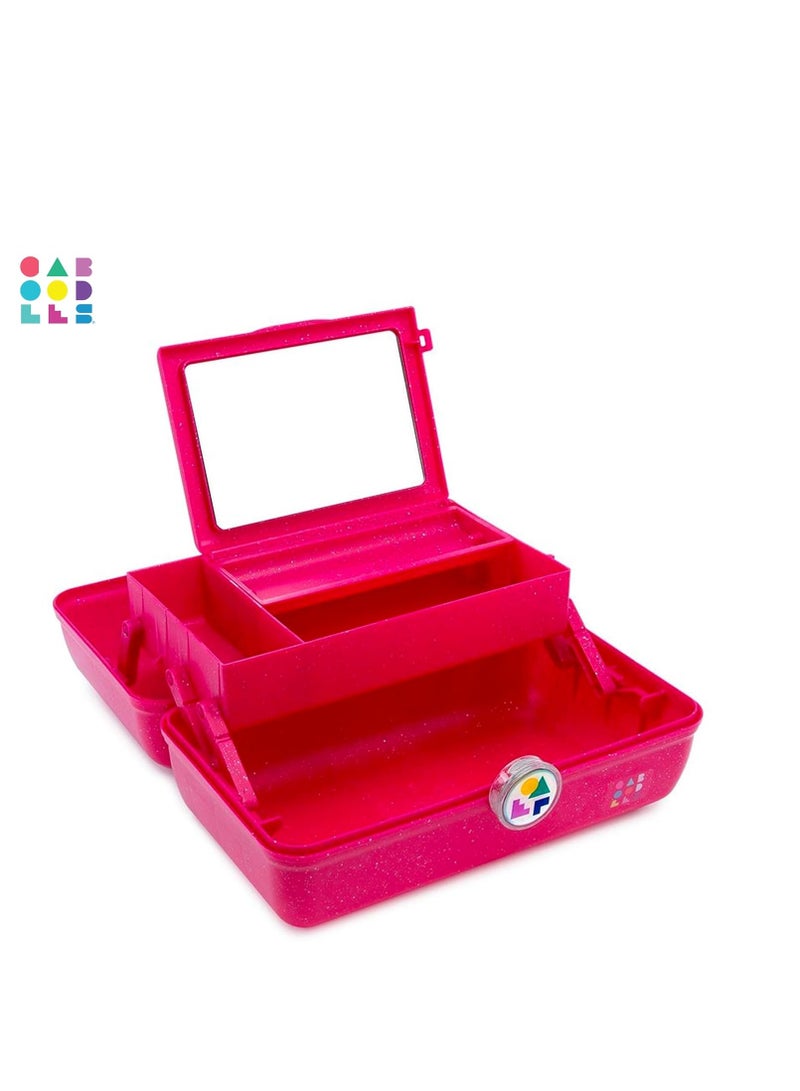 Caboodles On-the- go Girl, Deep Pink Sparkle