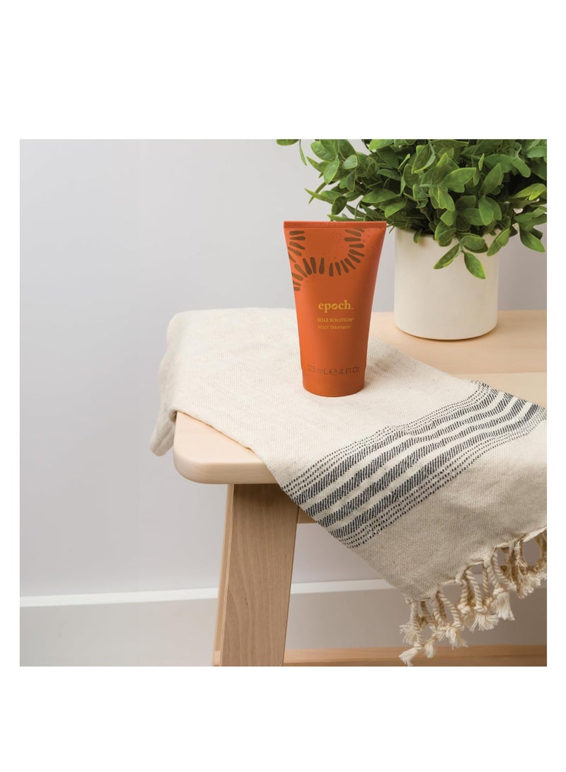 Nu Skin Epoch Sole Solution | Effective Foot Cream for Dry Cracked Heels and Feet | Foot Care with Urea Cream for Feet | Repair Foot Health | Moisturizer & Lotion for Clean Feet | 4 Fl Oz | 1 Pack