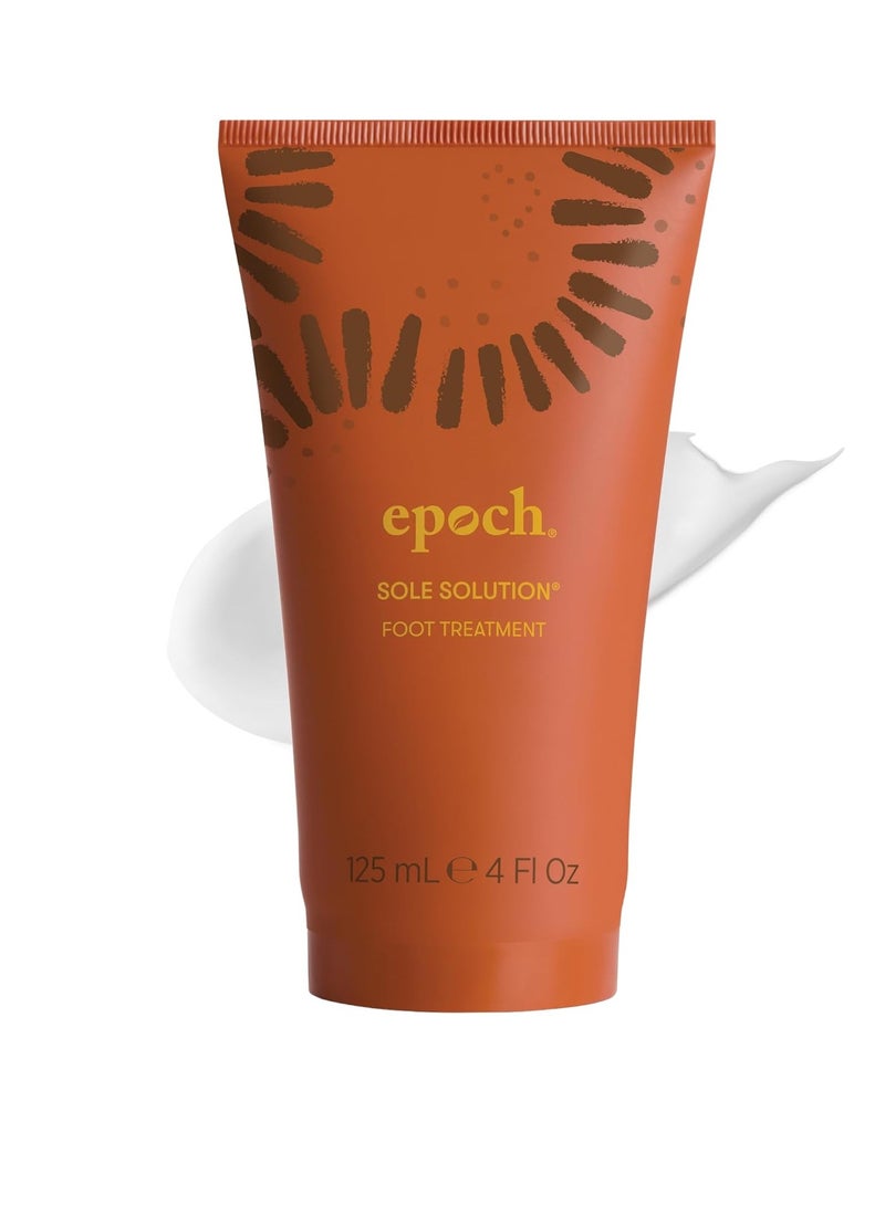 Nu Skin Epoch Sole Solution | Effective Foot Cream for Dry Cracked Heels and Feet | Foot Care with Urea Cream for Feet | Repair Foot Health | Moisturizer & Lotion for Clean Feet | 4 Fl Oz | 1 Pack