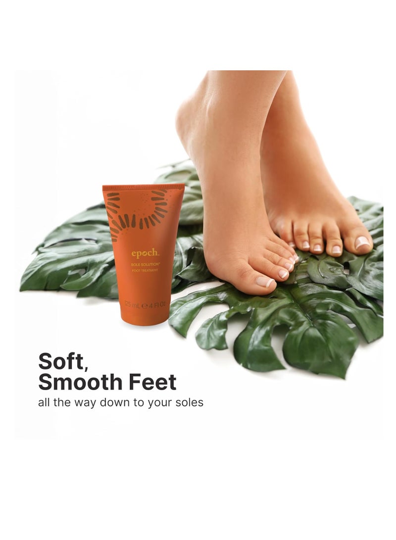 Nu Skin Epoch Sole Solution | Effective Foot Cream for Dry Cracked Heels and Feet | Foot Care with Urea Cream for Feet | Repair Foot Health | Moisturizer & Lotion for Clean Feet | 4 Fl Oz | 1 Pack