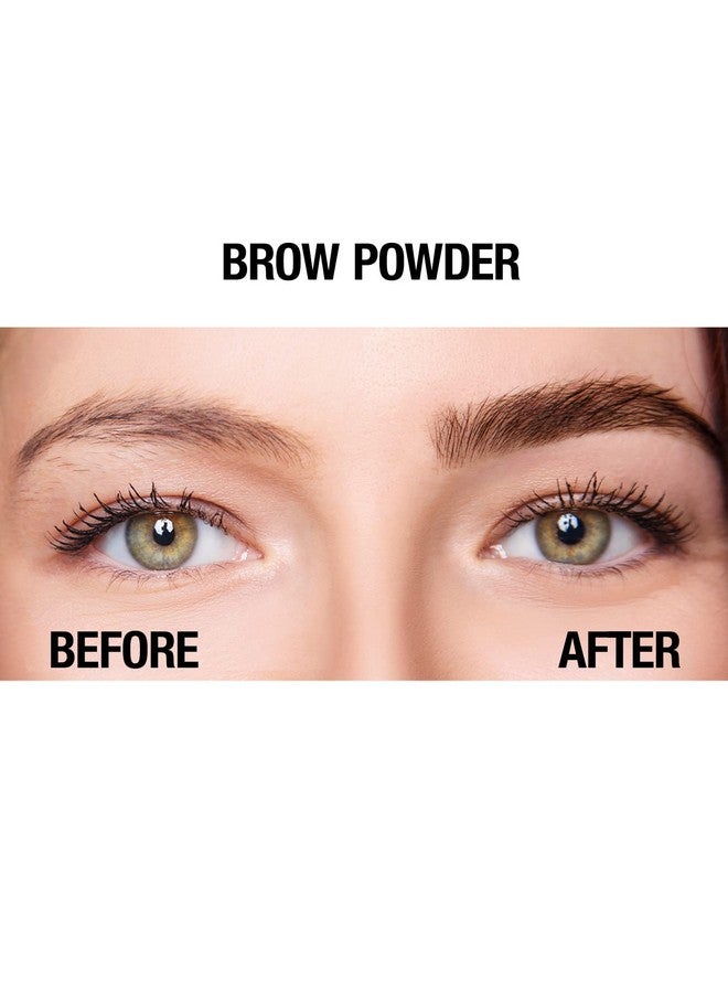 Brow Powder For Eyebrows Soft And Natural Eyebrow Powder With Jojoba Oil & Shea Butter Helps Enhance & Define Brows Compact Size For Purse Or Travel Includes Applicator Brush Soft Brown