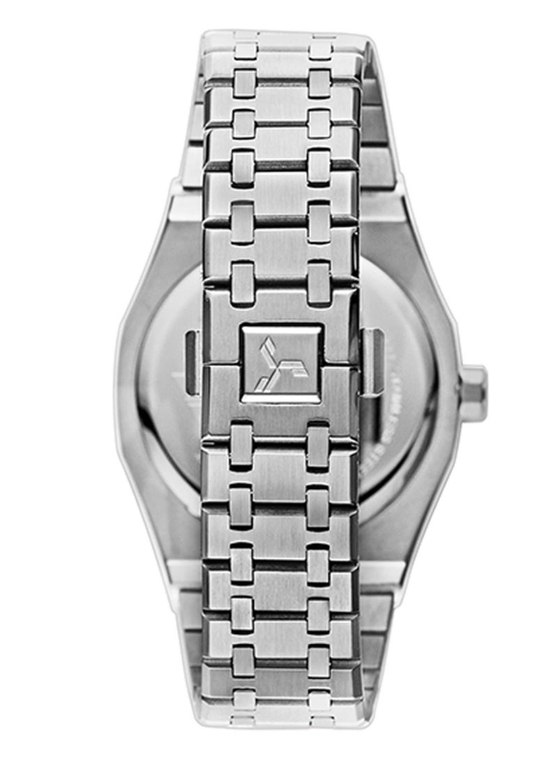 Tornado AURORA ECHO Men's Japan Quartz Movement Watch, Analog Display and Stainless Steel Strap - T9009-SBSB, Silver