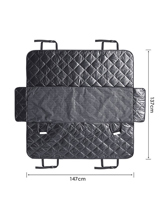 Backseat Protection Cover Black 36 x 6 x 30cm