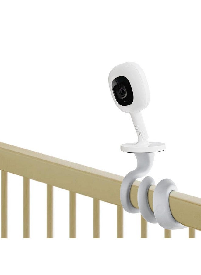 Baby Monitor Mount Compatible With Nanit Pro Smart Baby Monitor & Flex Stand,Arlo,Versatile Twist Mount Without Tools Or Wall Damage,Travel Baby Monitor Accessorygray