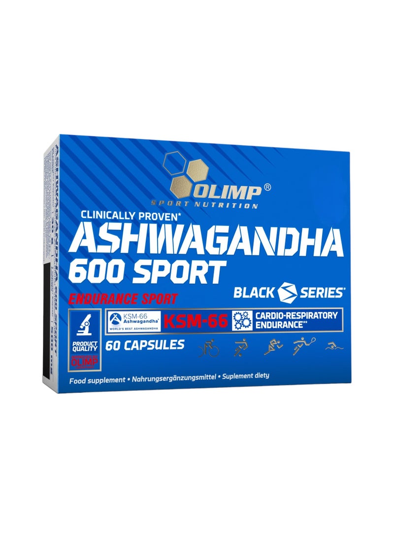 Ashwagandha 600 Sport, 60 Capsules