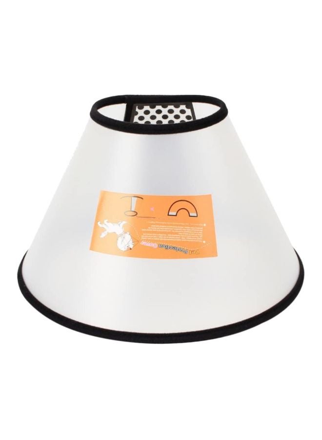 Anti-Biting Grooming Protective Wound Healing Cone Collar Cover Clear/Black
