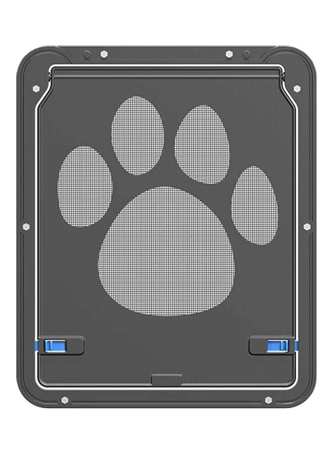 Pet Screen Door Black 42x37cm