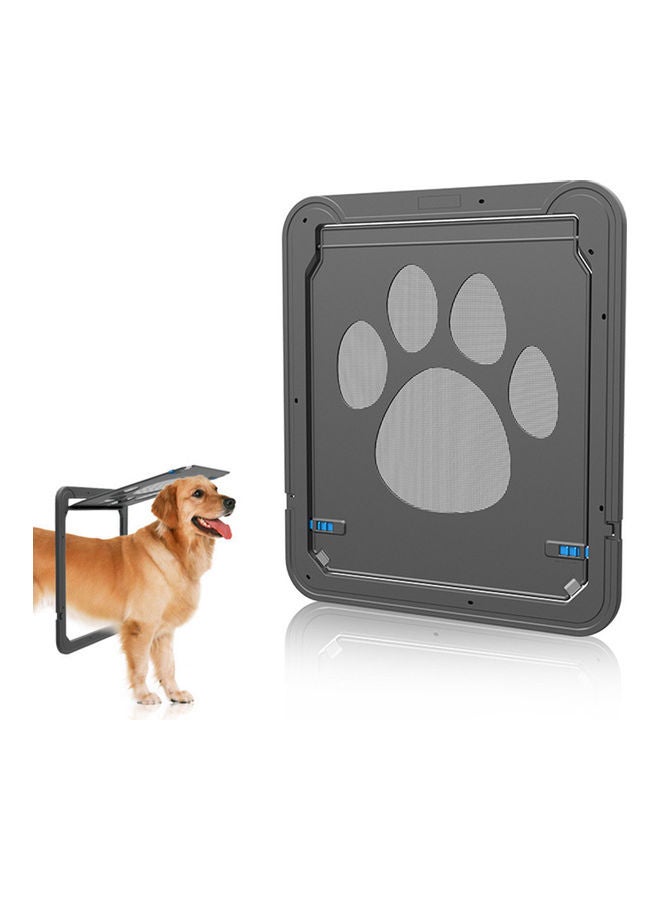 Pet Screen Door Black 42x37cm