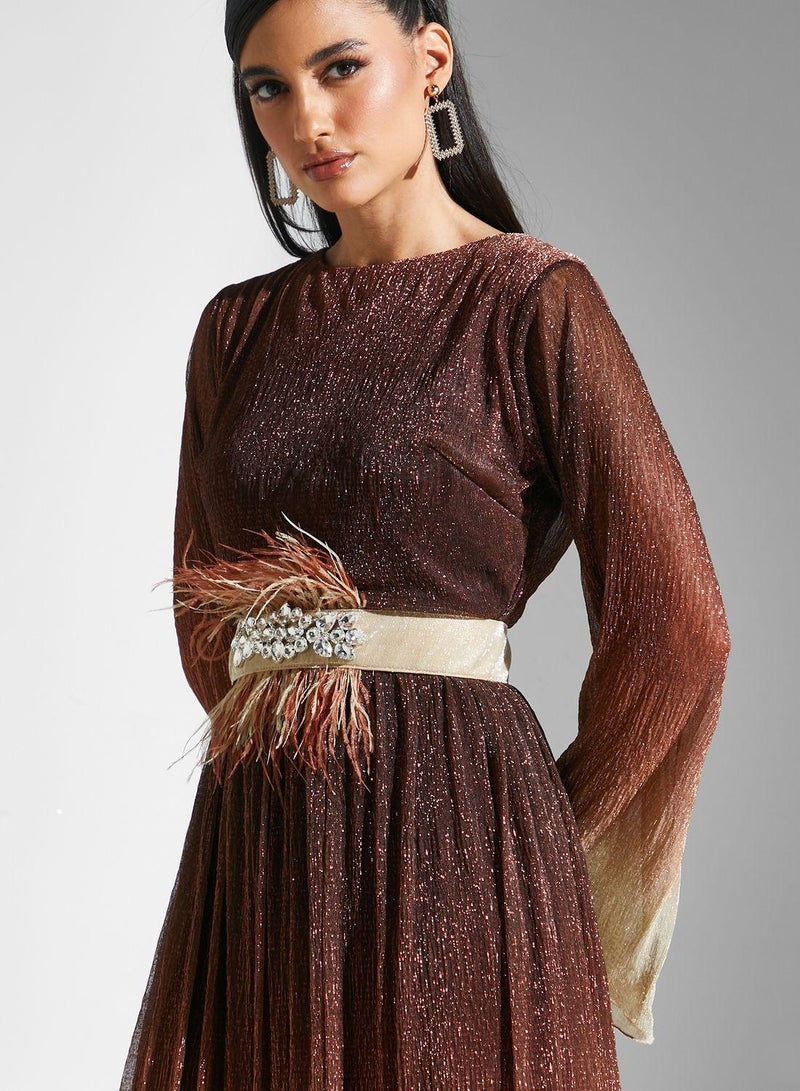 Belted Knitted Dress