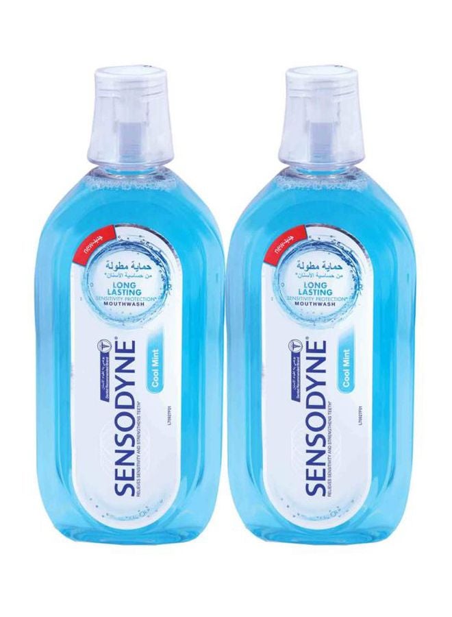 Pack Of 2 Cool Mint Mouthwash 2x500ml