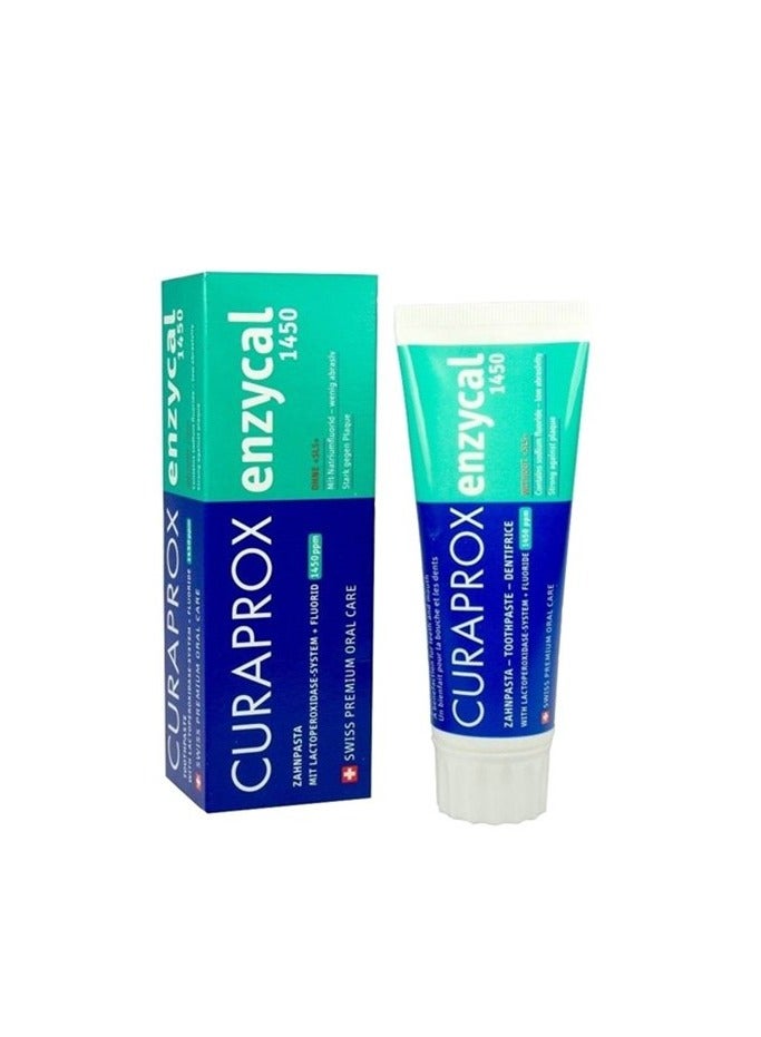 Curaprox Enzycal 1450 Toothpaste 75ML