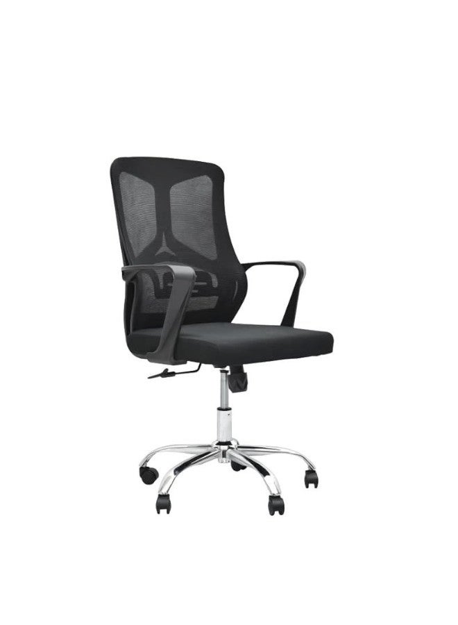 SULSHA Office Chair Premium Ergonomic Designed Desk Chair Mid Back Adjustable Wide Seat Mesh Chair Black