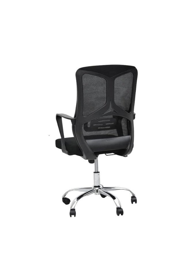 SULSHA Office Chair Premium Ergonomic Designed Desk Chair Mid Back Adjustable Wide Seat Mesh Chair Black