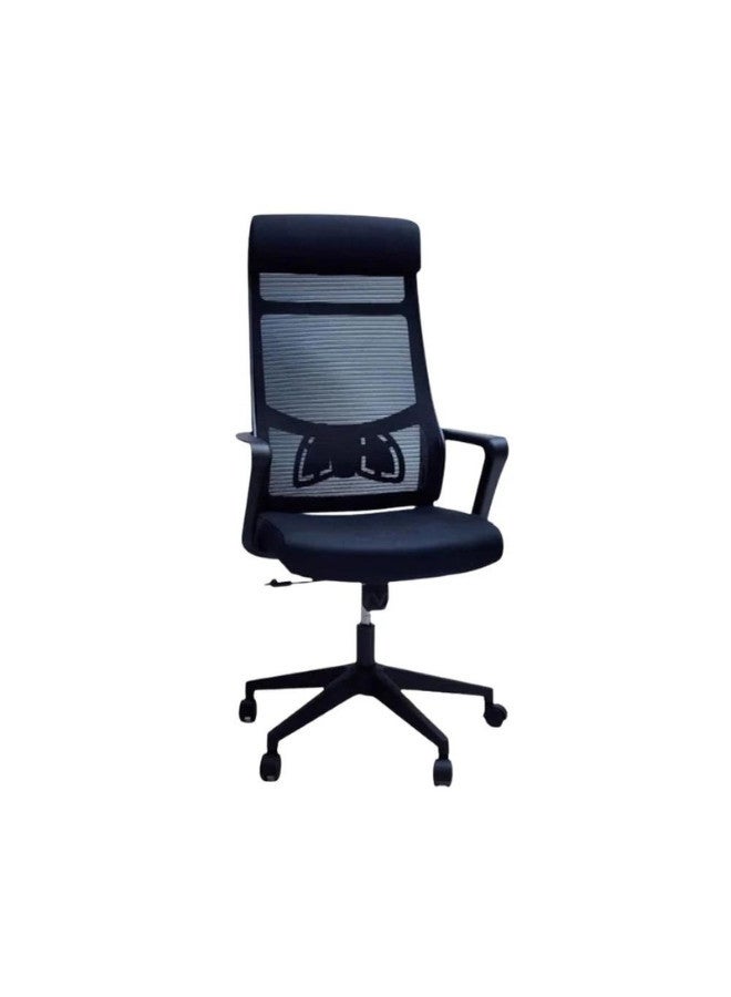 High Back Home Office Desk Chair Ergonomic Office Chairs, Mesh Desk Chair With Head Rest, Adjustable Seat Height