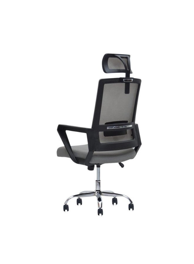 Ergonomic Office Chair BLACK for Home Executive Computer Chair Wide Seat With Large Headrest Modern Desk Chair Lumbar Support Adjustable Armrests