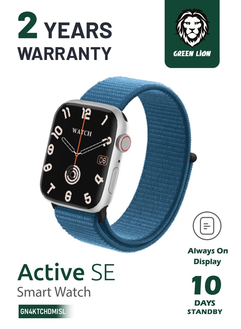 Active SE Smart Watch - Silver/Sky Blue