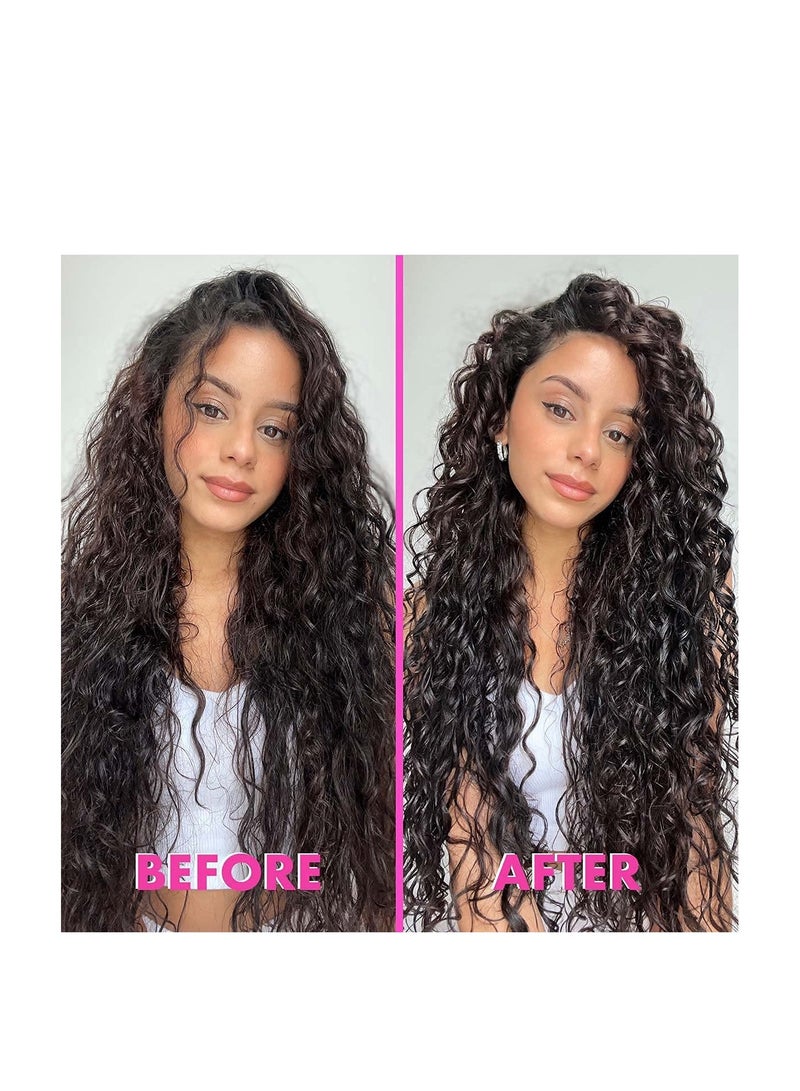 Umberto Giannini Curl Jelly Scrunching Jelly 200 ml - Frizz Solution Defining Hair Gel for 2a-4c Curly, Wavy, Coily Hair - Vegan & Cruelty-Free