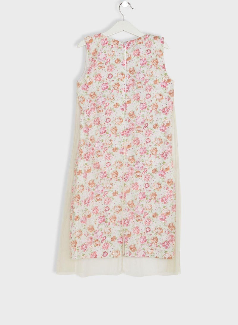 Floral Sleeveless Dress
