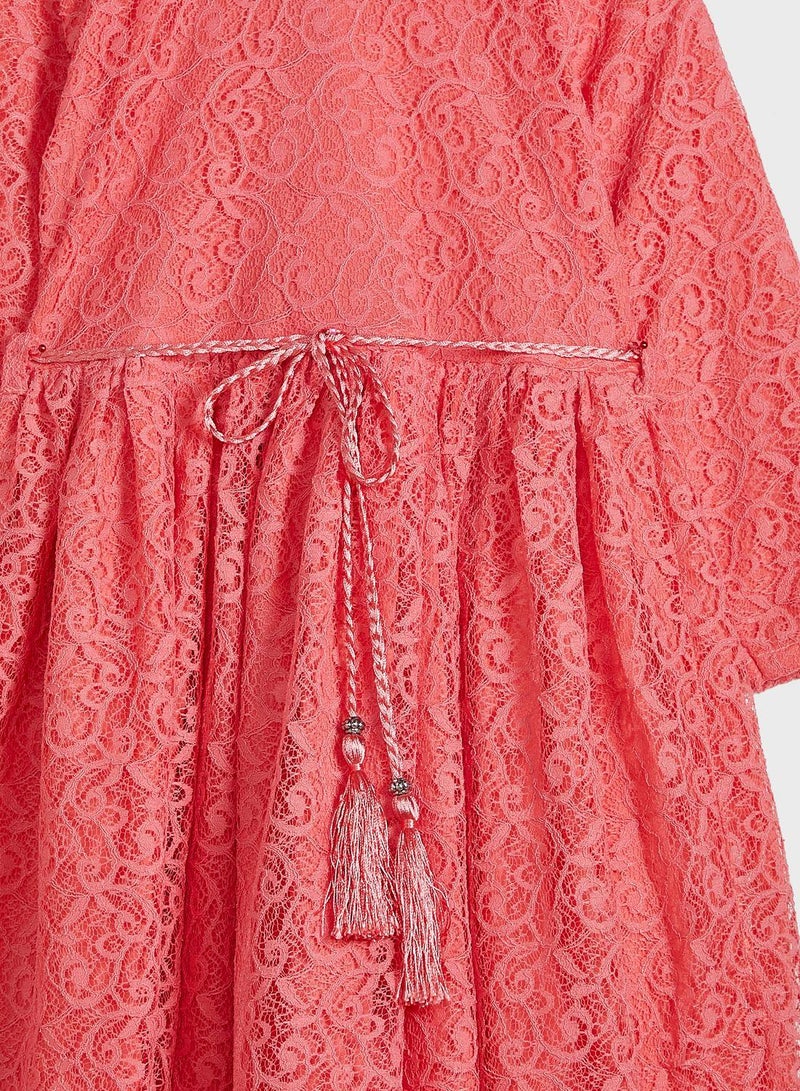 Little Lace Detailed Dress