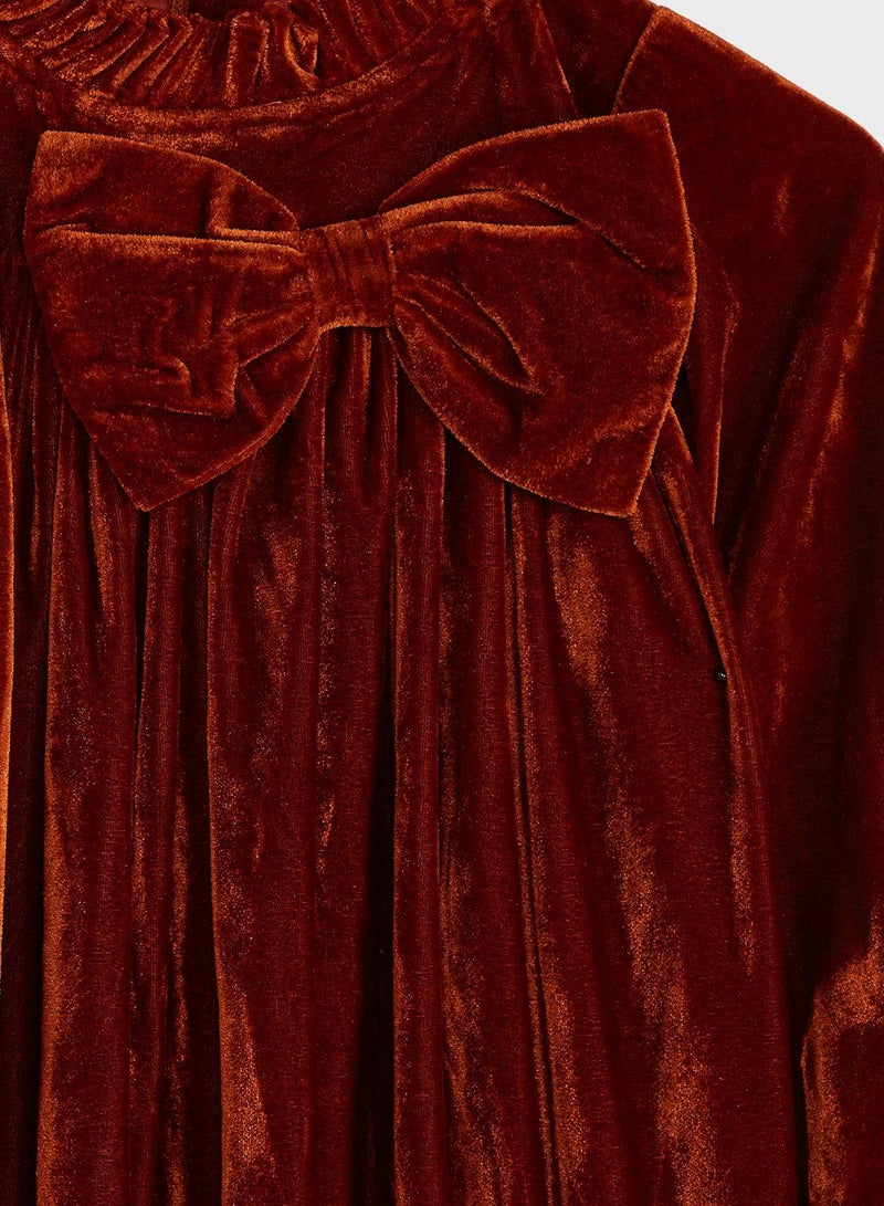 Velvet Bow Dress