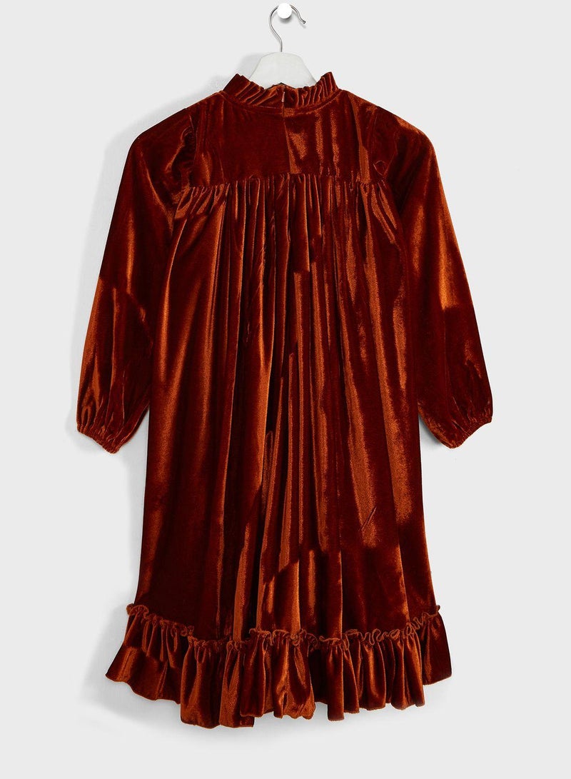 Velvet Bow Dress