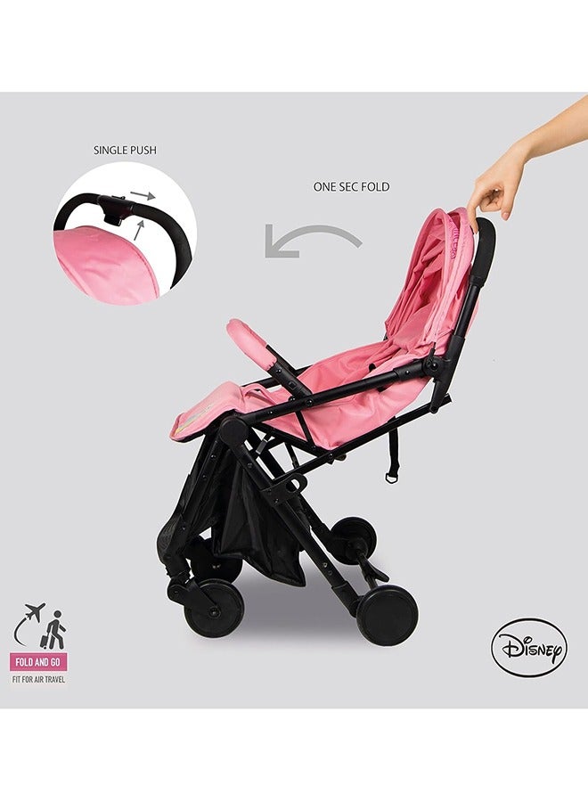 Compact Design, Storage Basket, Rear Breaks, Travel Compatible Princess Travel Stroller 0 To 36 Months