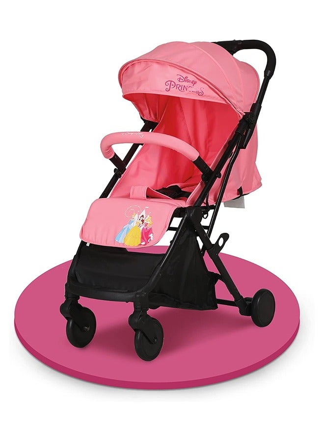 Compact Design, Storage Basket, Rear Breaks, Travel Compatible Princess Travel Stroller 0 To 36 Months