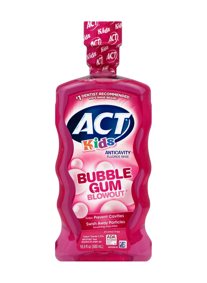 Kids Bubblegum Anticavity Fluoride Mouthwash - 16.9 Fl Oz