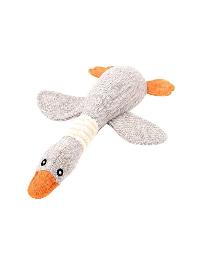 Chew Plush Toy Grey/White/Orange