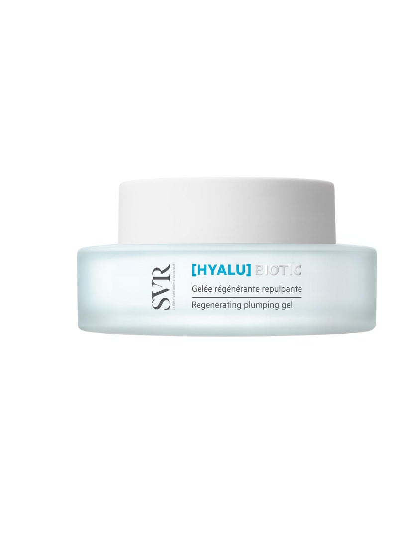 SVR HYALU Biotic Face Moisturizing Gel with Hyaluronic Acid, Probiotics and Stabilized Vitamin C for Dull, Dehydrated Sensitive Skin. 48hrs Hydration to Smooth the Appearance of Fine Lines, 1.7 fl.oz.