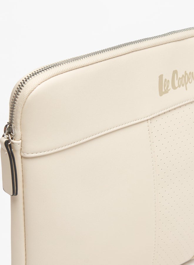 Perforated Laptop Bag with Zip Closure