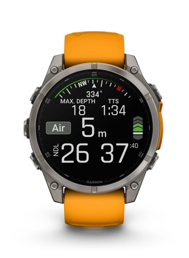 Fenix 8 - 47MM - Up To 16 Days Battery Life - 1.4