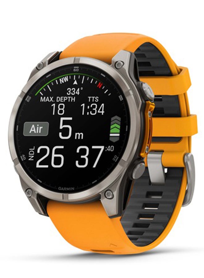 Fenix 8 - 47MM - Up To 16 Days Battery Life - 1.4