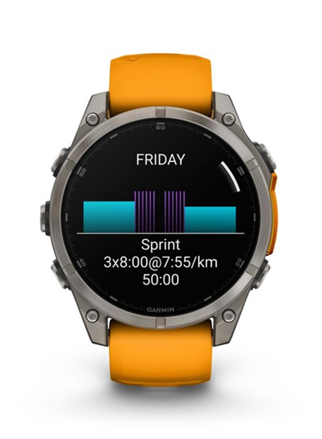 Fenix 8 - 47MM - Up To 16 Days Battery Life - 1.4