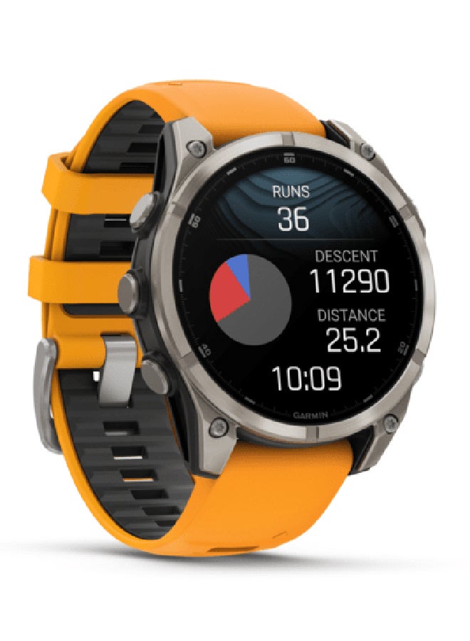 Fenix 8 - 47MM - Up To 16 Days Battery Life - 1.4