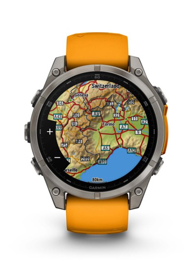 Fenix 8 - 47MM - Up To 16 Days Battery Life - 1.4