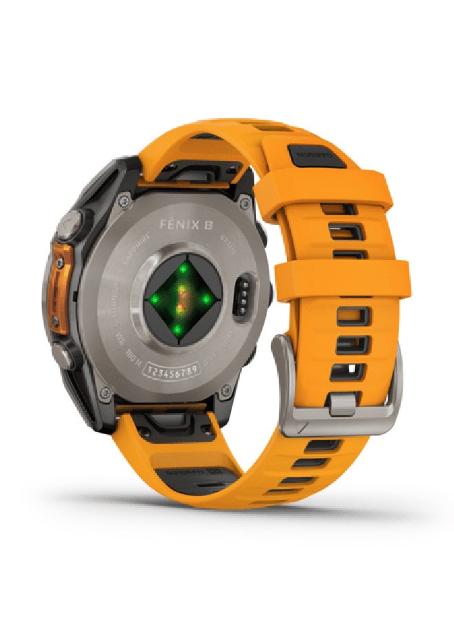 Fenix 8 - 47MM - Up To 16 Days Battery Life - 1.4