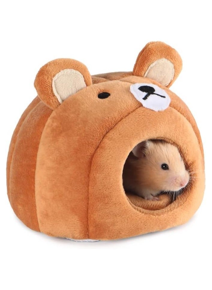 Cave Bed, Hamster Warm Bed House Resting Bed Rabbit Sleeping Nest House Cage Squirrel Sleeping Bed