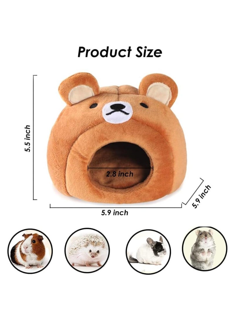 Cave Bed, Hamster Warm Bed House Resting Bed Rabbit Sleeping Nest House Cage Squirrel Sleeping Bed