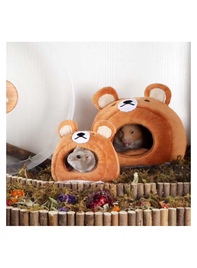 Cave Bed, Hamster Warm Bed House Resting Bed Rabbit Sleeping Nest House Cage Squirrel Sleeping Bed