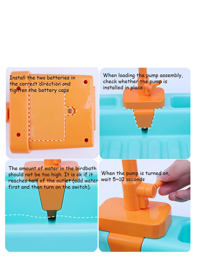 Bird Bathtub Parrot Shower Box Bathing Tub Container Cage Accessory for Small Medium Parakeet Cleaning Supplies